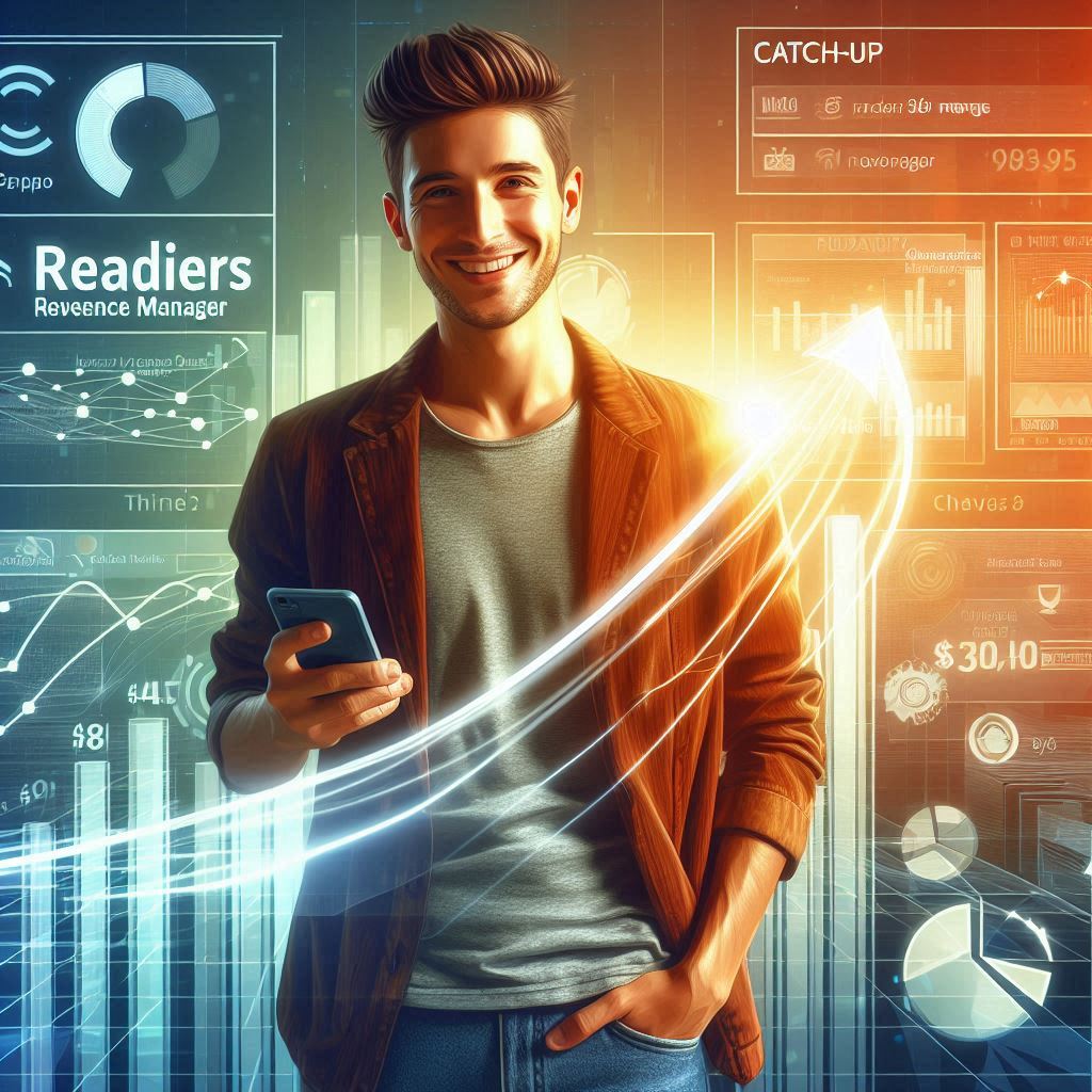 Google Reader Revenue Managerでコンテンツを収益化するブロガーのイメージ